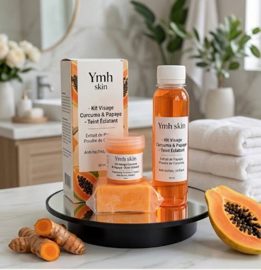 Kit Visage Curcuma & Papaye – Ymh skin